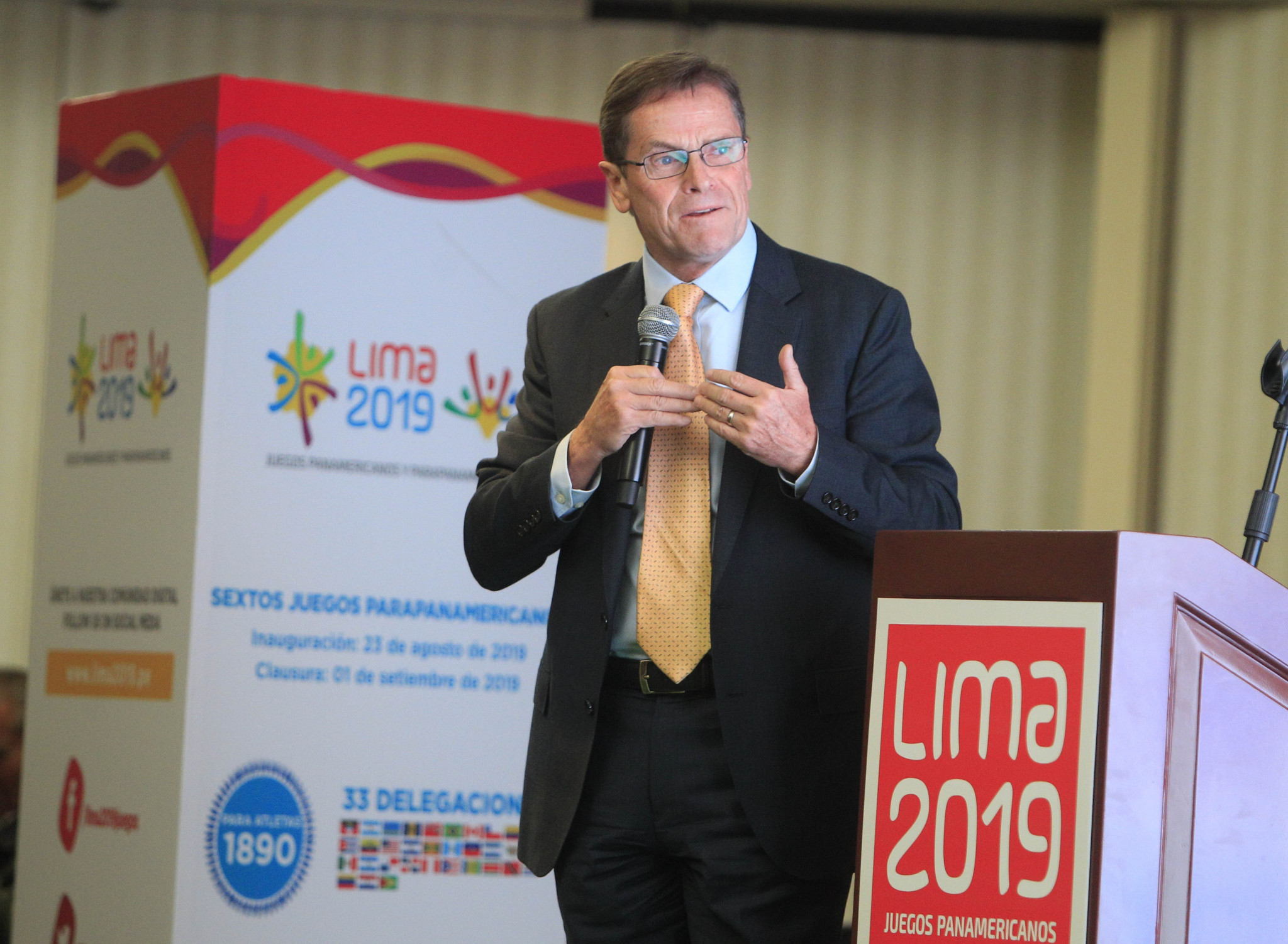 Lima 2019 President Carlos Neuhaus will present the organisation's progress with less than one year to go ©Lima 2019