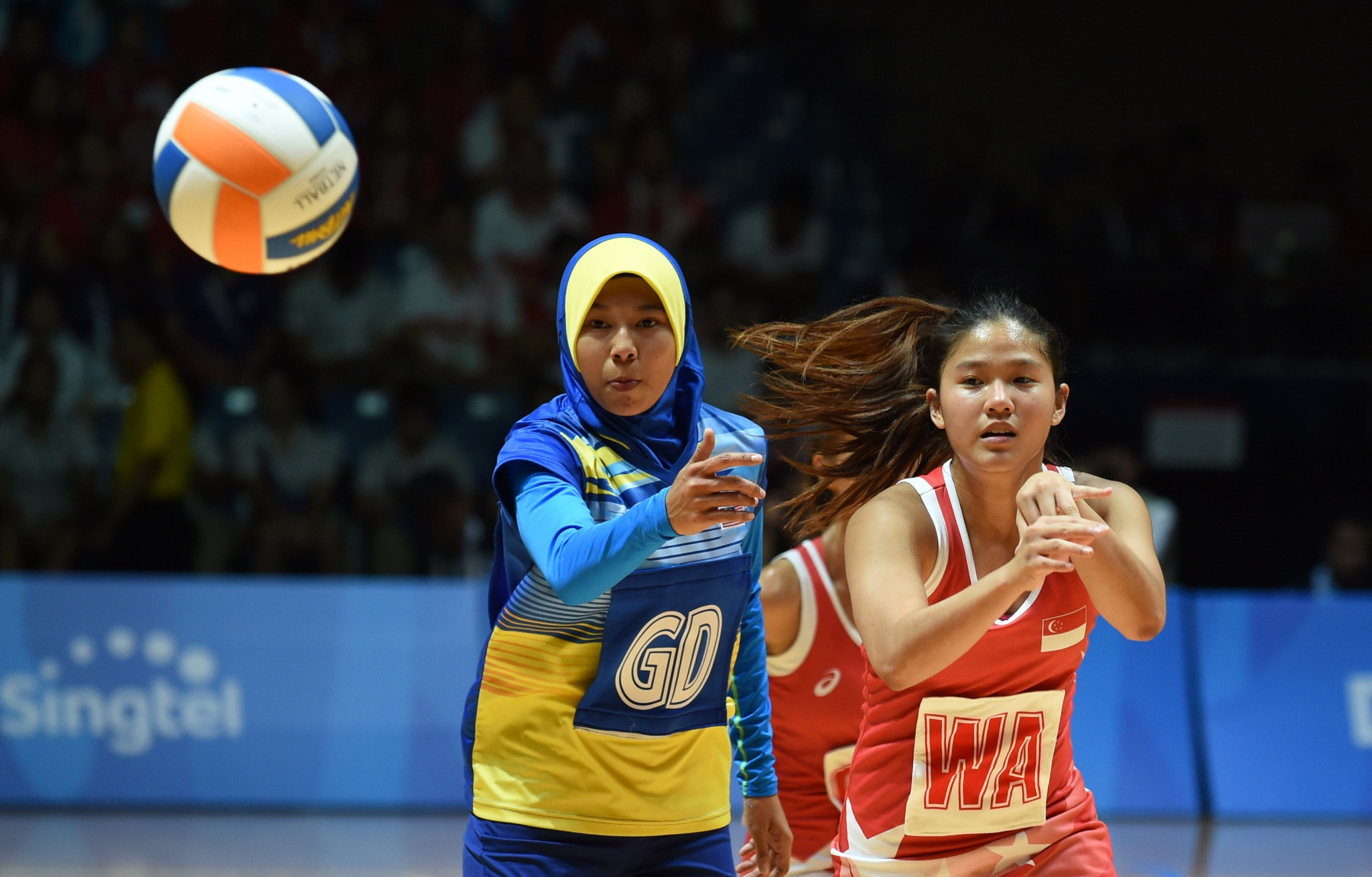 Malaysia's netball team are so far unbeaten in the tournament ©Getty Images