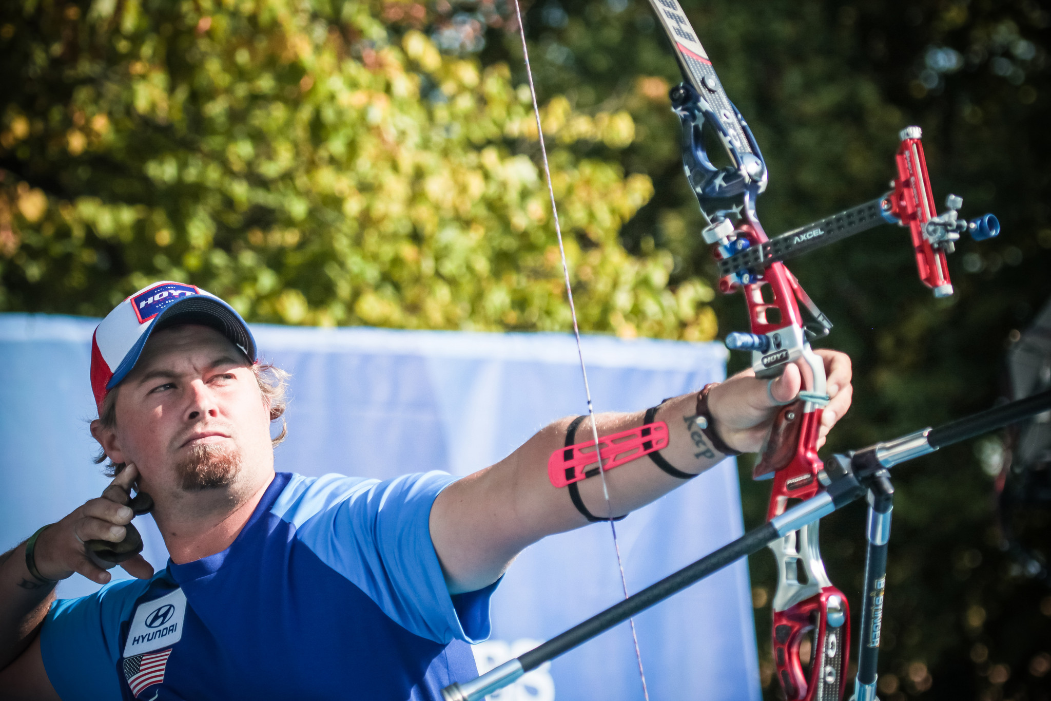 Brady Ellison headed recurve qualifying at the World Archery Field Championships in Italy today ©Getty Images  
