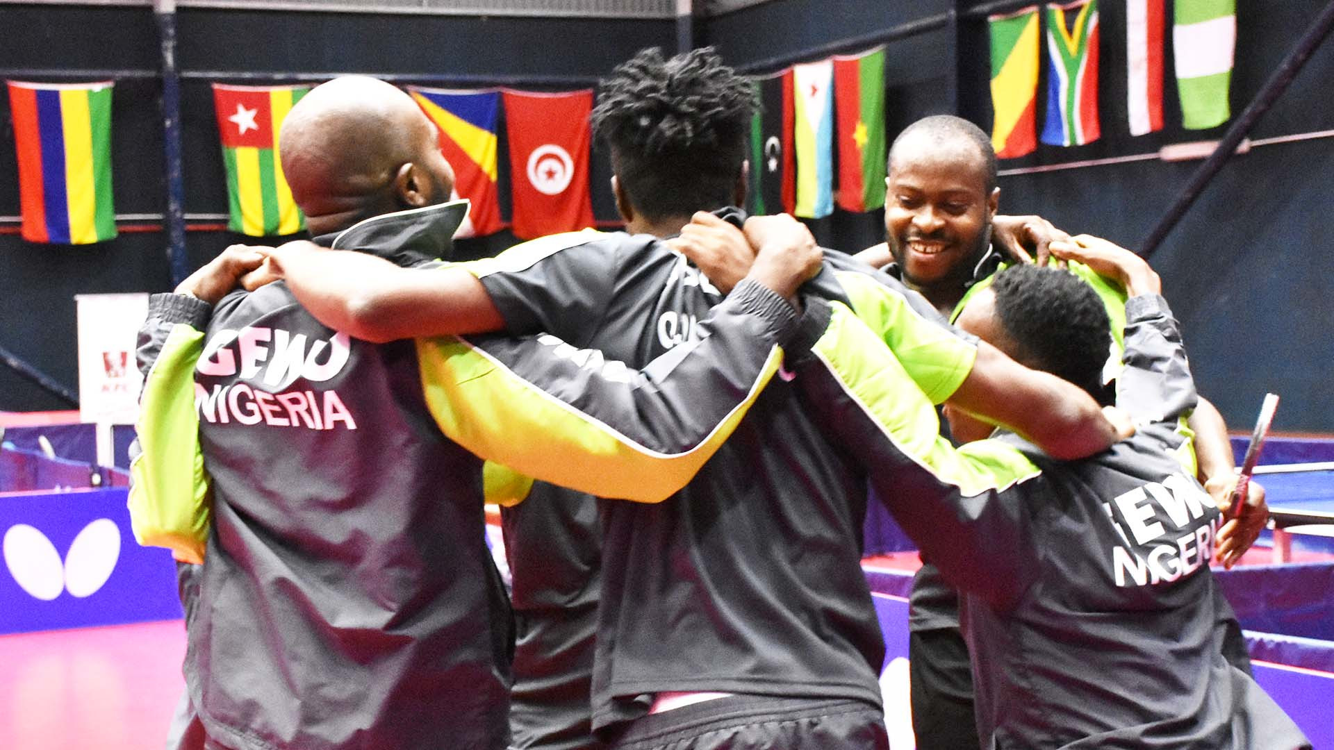 Nigeria won the men's title for the first time since 2008 ©ITTF