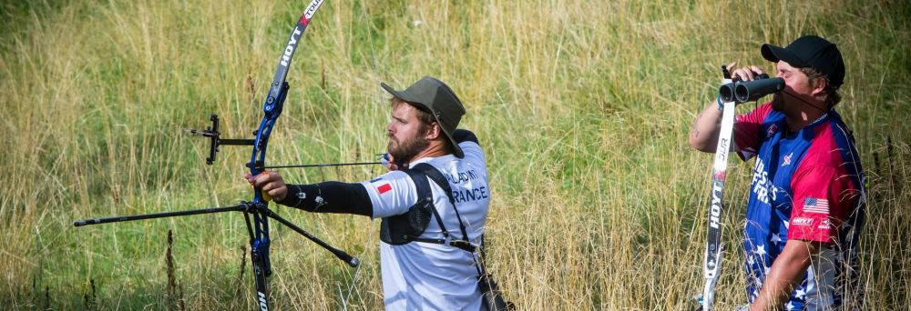 France's Jean-Charles Valladont takes the top qualifying spot in the recurve event ©World Archery
