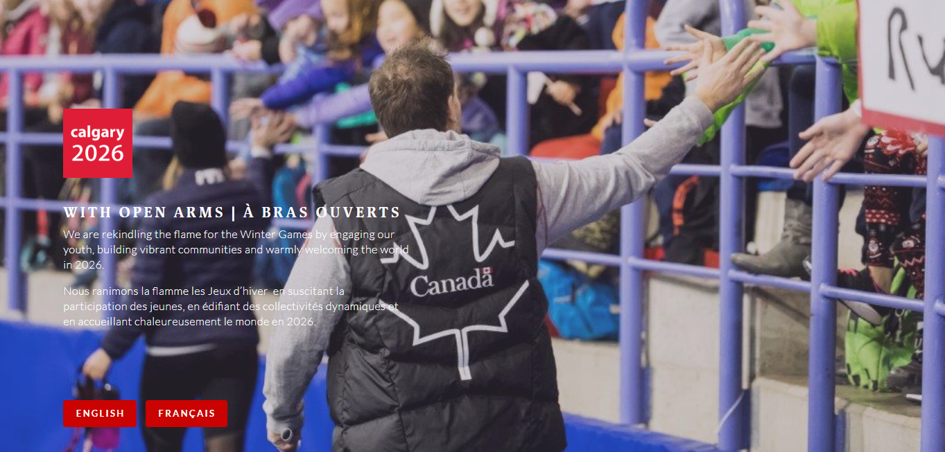 Calgary is one of five potential candidates left in the race for the 2026 Winter Olympic and Paralympic Games, and launched their website last month ©Calgary 2026
