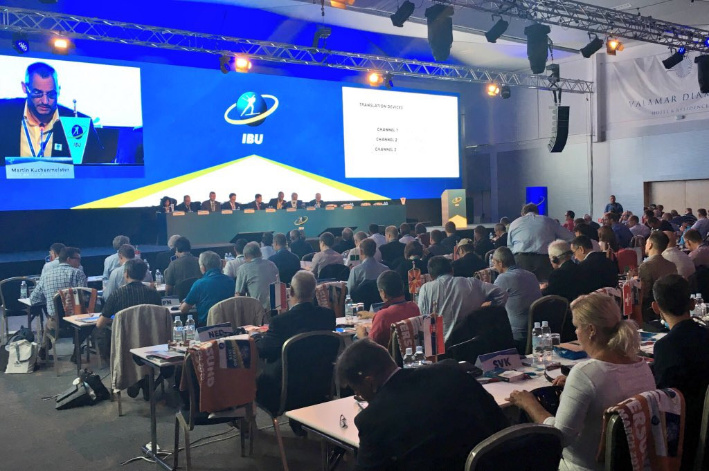 The report from the audit was presented at the IBU Congress today ©IBU