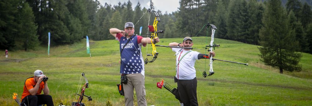 Steve Anderson qualified directly to the semi-finals after topping the first day of qualification ©World Archery