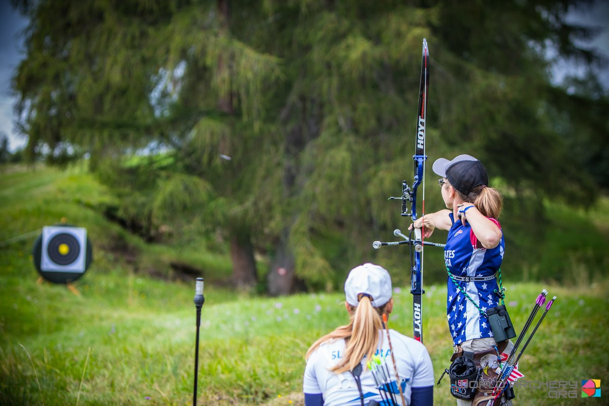 The World Archery Field Championships feature men's and women's events in three categories ©World Archery/Twitter