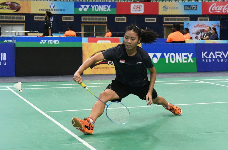 Singapore's Jia Min Yeo en-route to a semi-final place at the BWF Hyderabad Open ©BWF