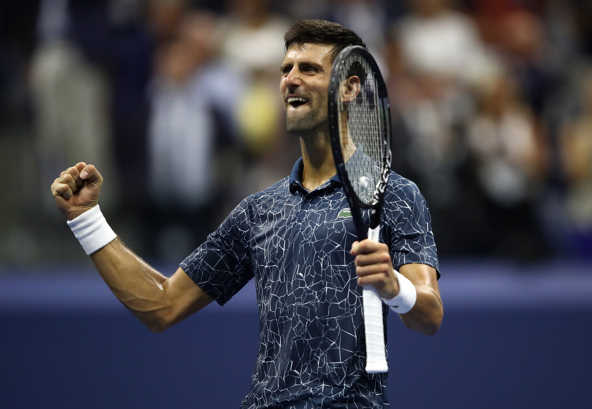 Novak Djokovic eased past Kei Nishikori in his semi-final match ©Getty Images