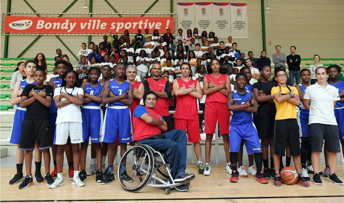 Organisers of the Paris 2024 Olympic and Paralympic Games have visited a school in Bondy to promote education through sport ©Paris 2024