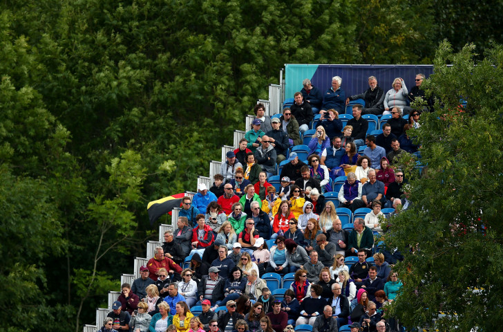 Spectators at the rowing held at Strathclyde Country Park in Glasgow last month as part of the multi-event European Championships - a great success, according to Jean-Christophe Rolland, and rowing is likely to be back again for the 2022 version ©Getty Images  
