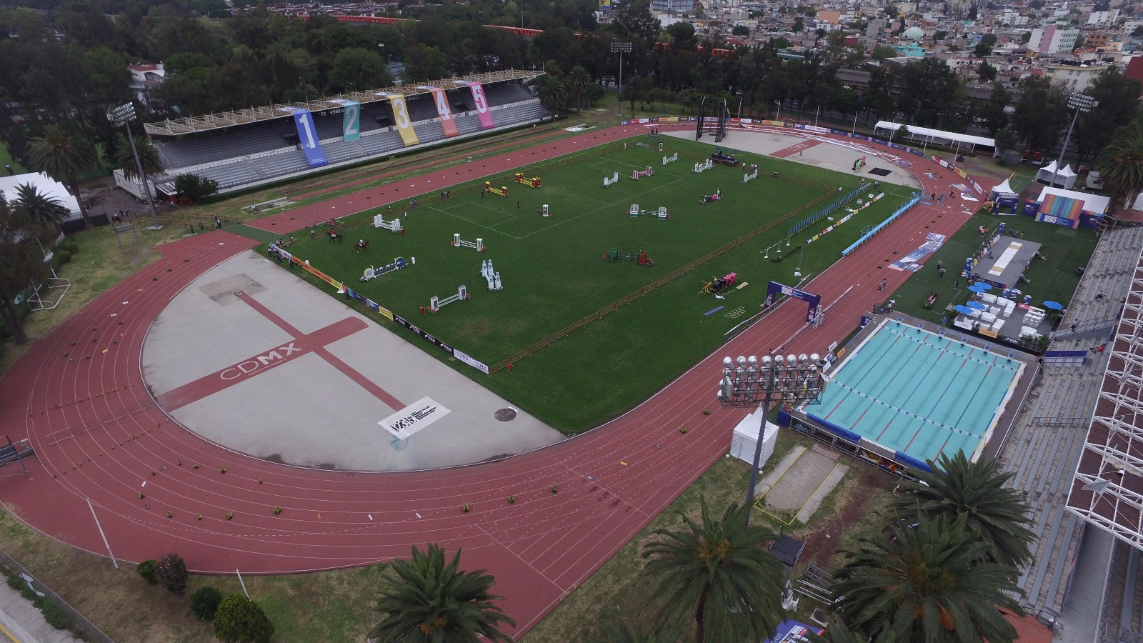 The Mexico City stadium contains all the necessary features to stage all five events of the modern pentathlon ©UIPM