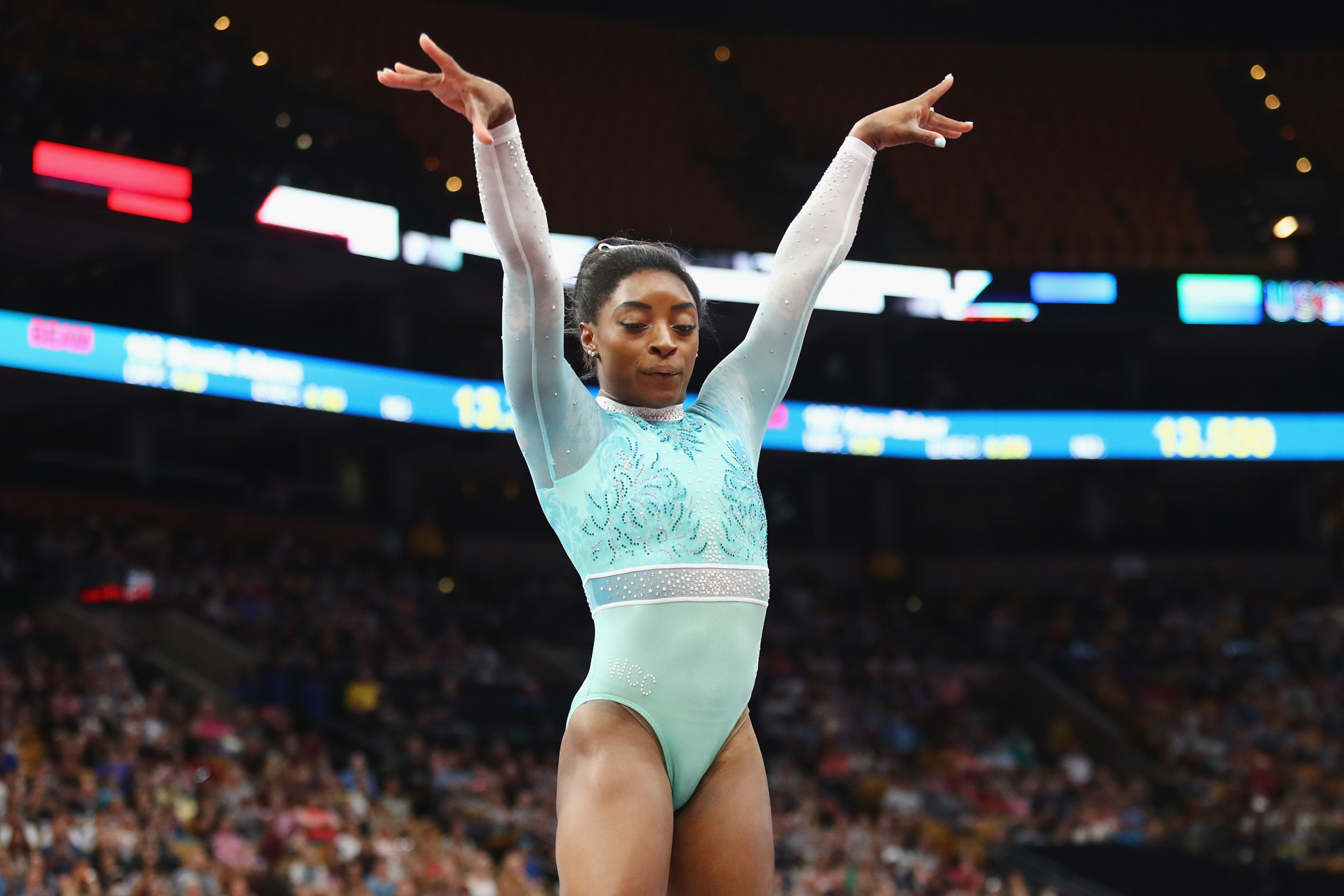 Simone Biles made history at the US Gymnastics Championships earning her a ...