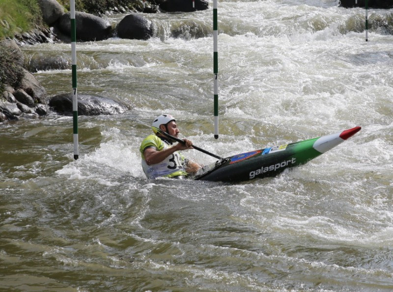 Italy's Giovanni de Gennaro was the fifth individual winner of the men's K1 event this season ©ICF