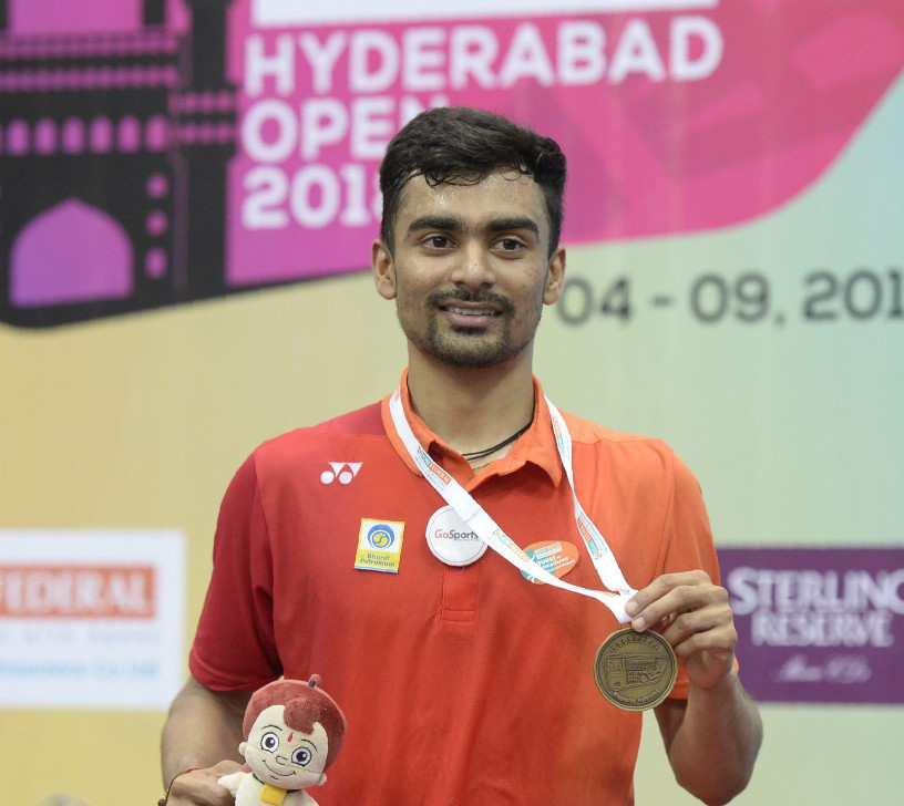 India's top seed Sameer Verma justified his billing as favourite as he won the men's title on home soil at the Badminton World Federation Hyderabad Open ©Getty Images