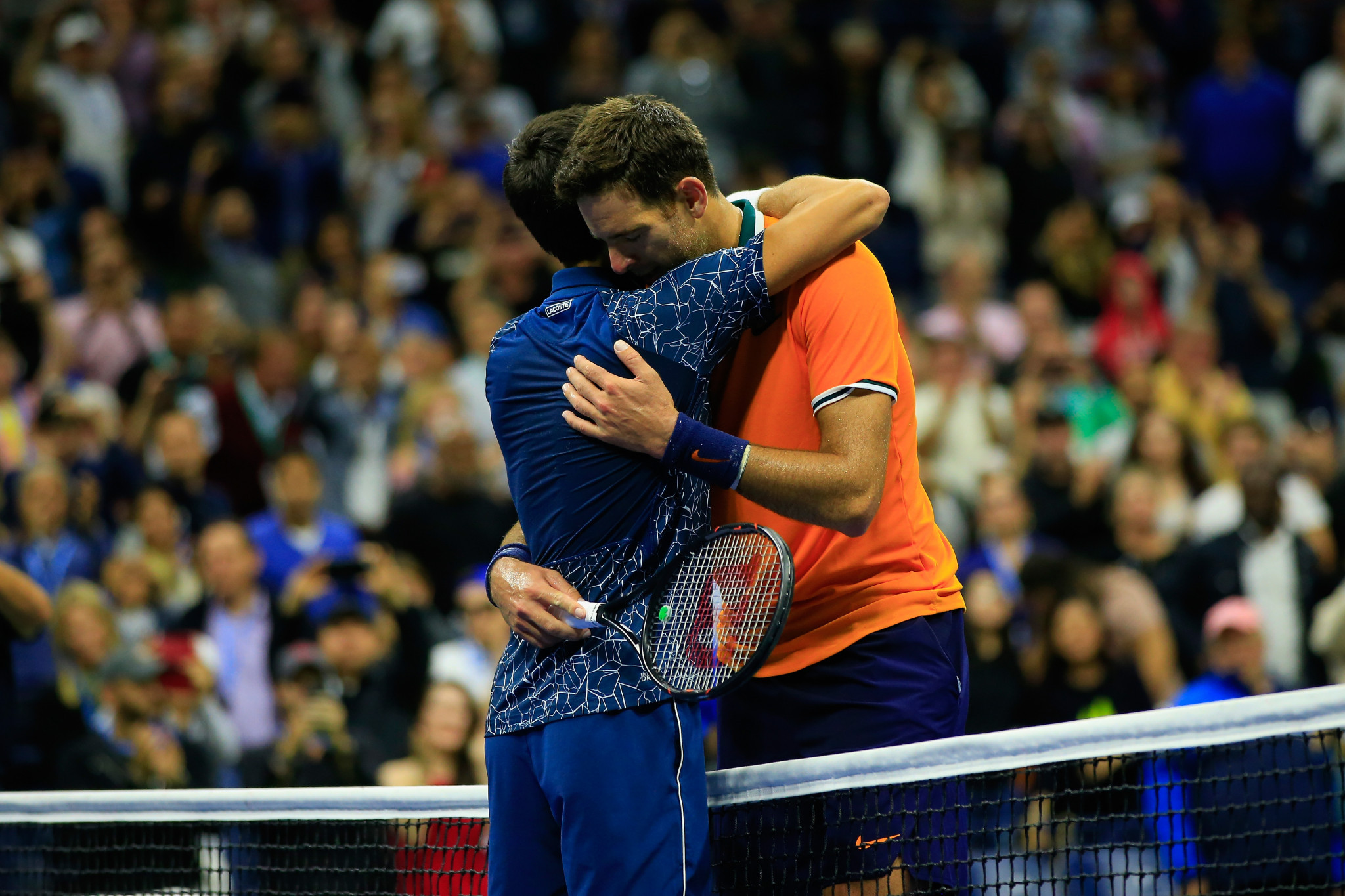 Novak Djokovic beat Juan Martin del Potro to win the US Open for a third time ©Getty Images