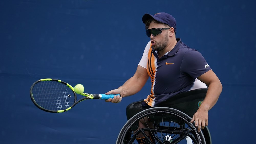 Australian Dylan Alcott won his sixth Grand Slam quad singles title at the US Open ©ITF/Takeo Tanuma