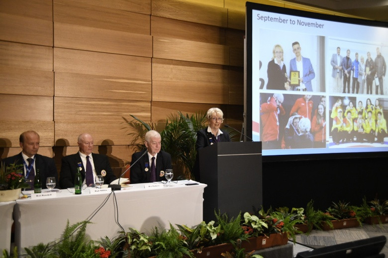 Caithness unanimously returns as World Curling Federation President