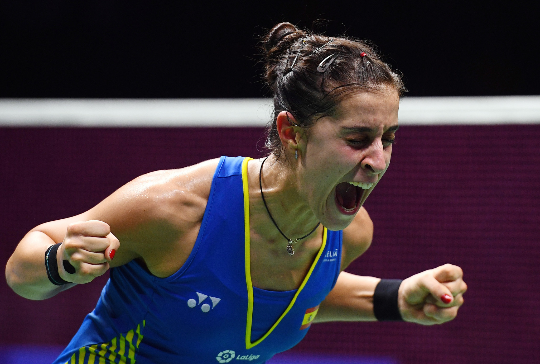The women's world champion Carolina Marin is also among the entries ©Getty Images