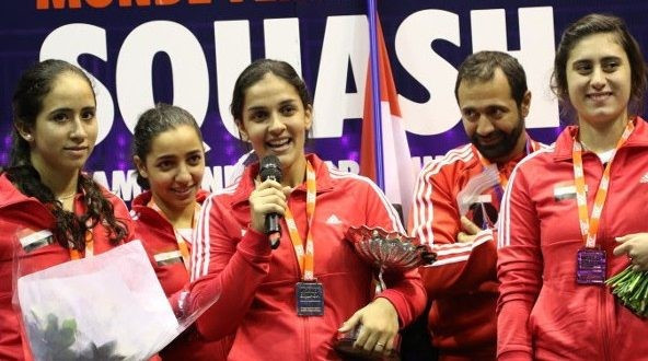 The women's Egyptian squash team are dominant, featuring the top three world ranked players ©WSF