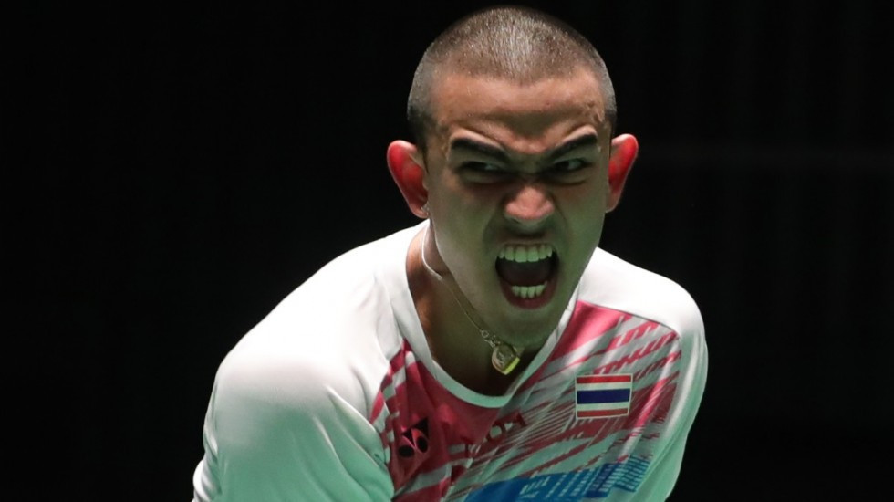 Thailand’s Khosit Phetpradab stunned second seed Shi Yuqi of China to reach the second round in Tokyo ©BWF