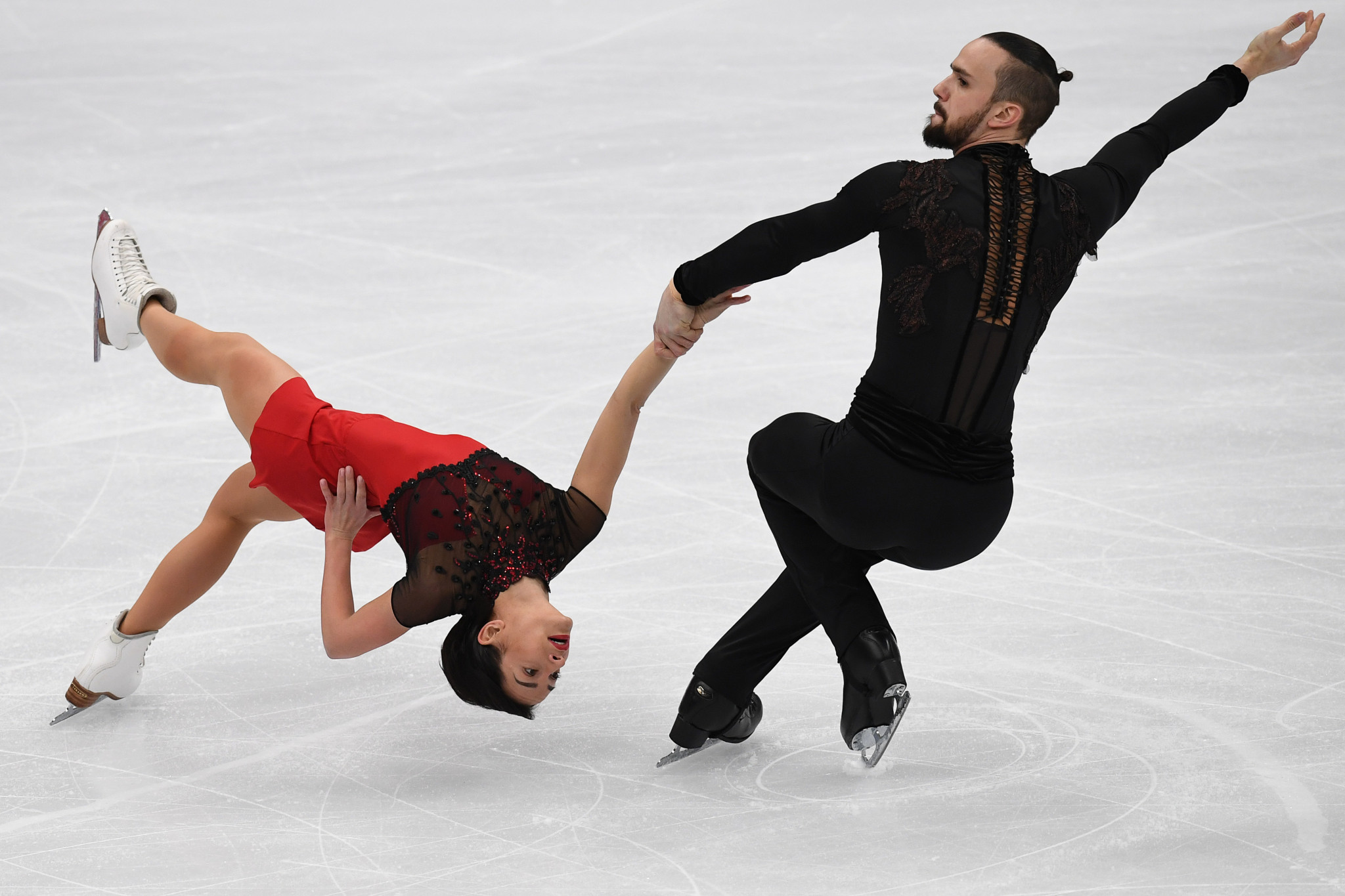 Ksenia Stolbova and Fedor Klimov were unable to compete at the Pyeongchang 2018 Winter Olympics ©Getty Images