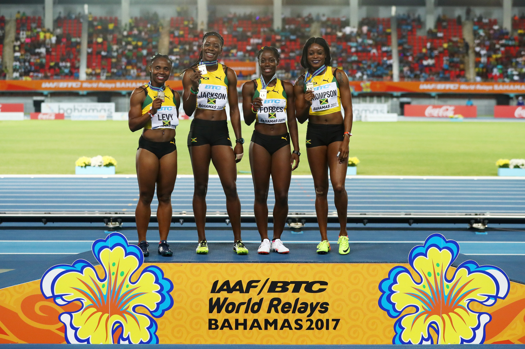 Jamaica will not step in to host the IAAF World Relays next year ©Getty Images