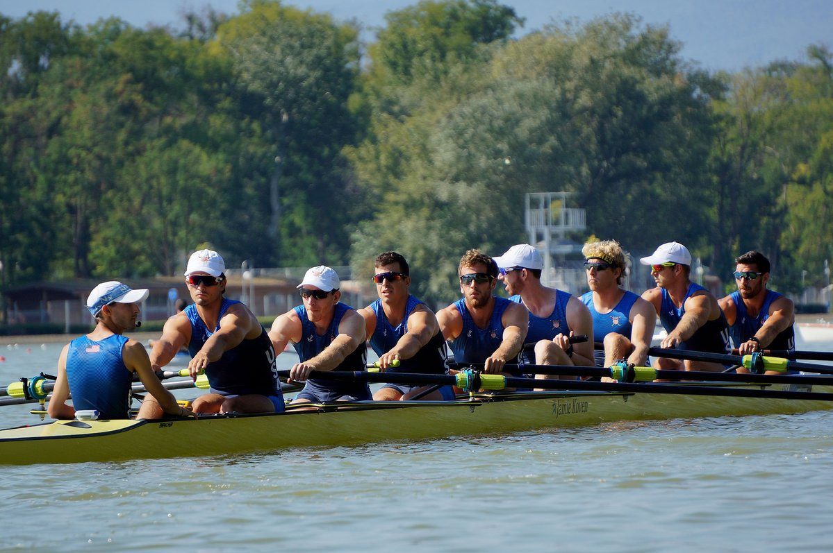 Reigning champions Germany earn direct route to men's eight final at World Rowing Championships