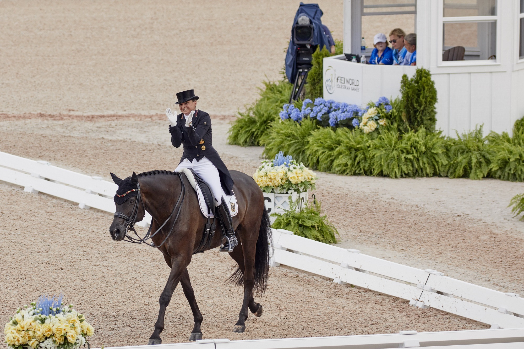 Germany enjoyed a strong start to the team dressage competition ©FEI