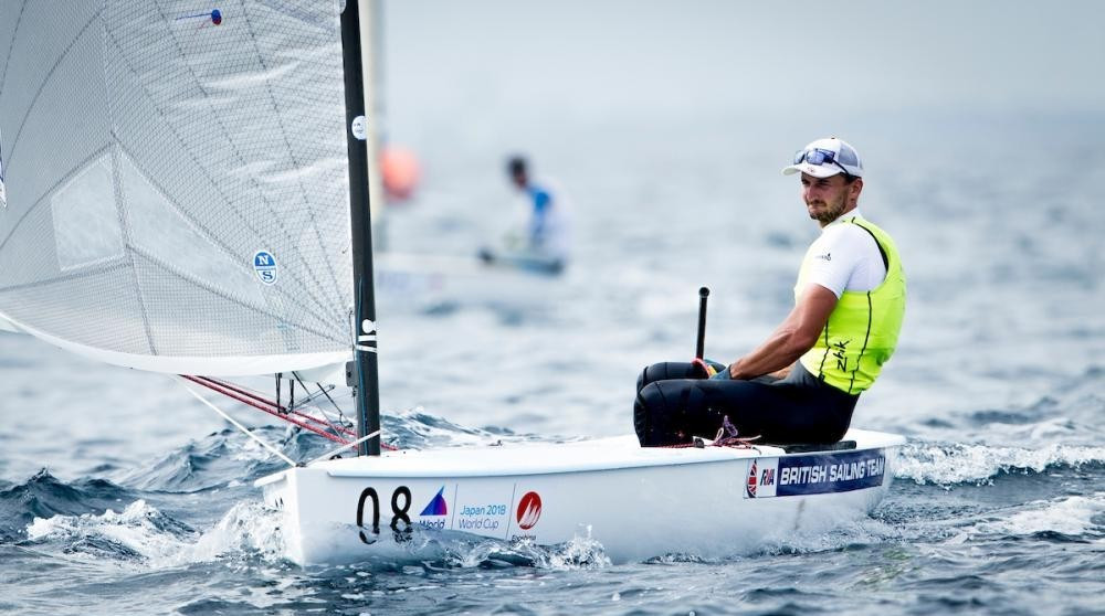 Action continued at the Tokyo 2020 venue today ©World Sailing