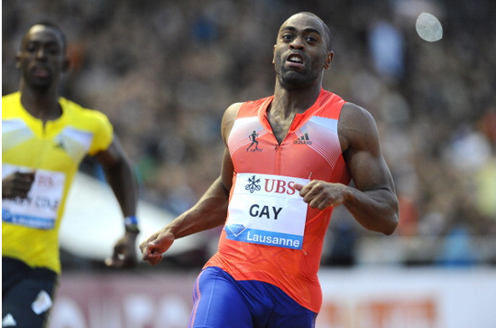 Tyson Gay's return has provoked criticism from figures including Usain Bolt ©AFP/Getty Images