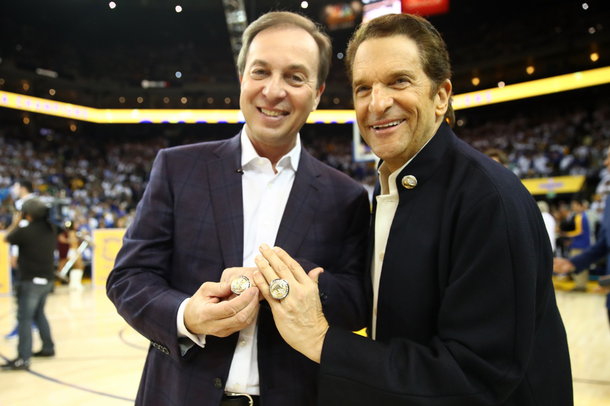 Peter Guber, right, has been named as one of two new independent directors at the FIL ©Getty Images