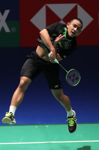 Thailand’s Khosit Phetpradab, world ranked 26, reached his first major semi-final at the BWF Japan Open in Tokyo today ©BWF