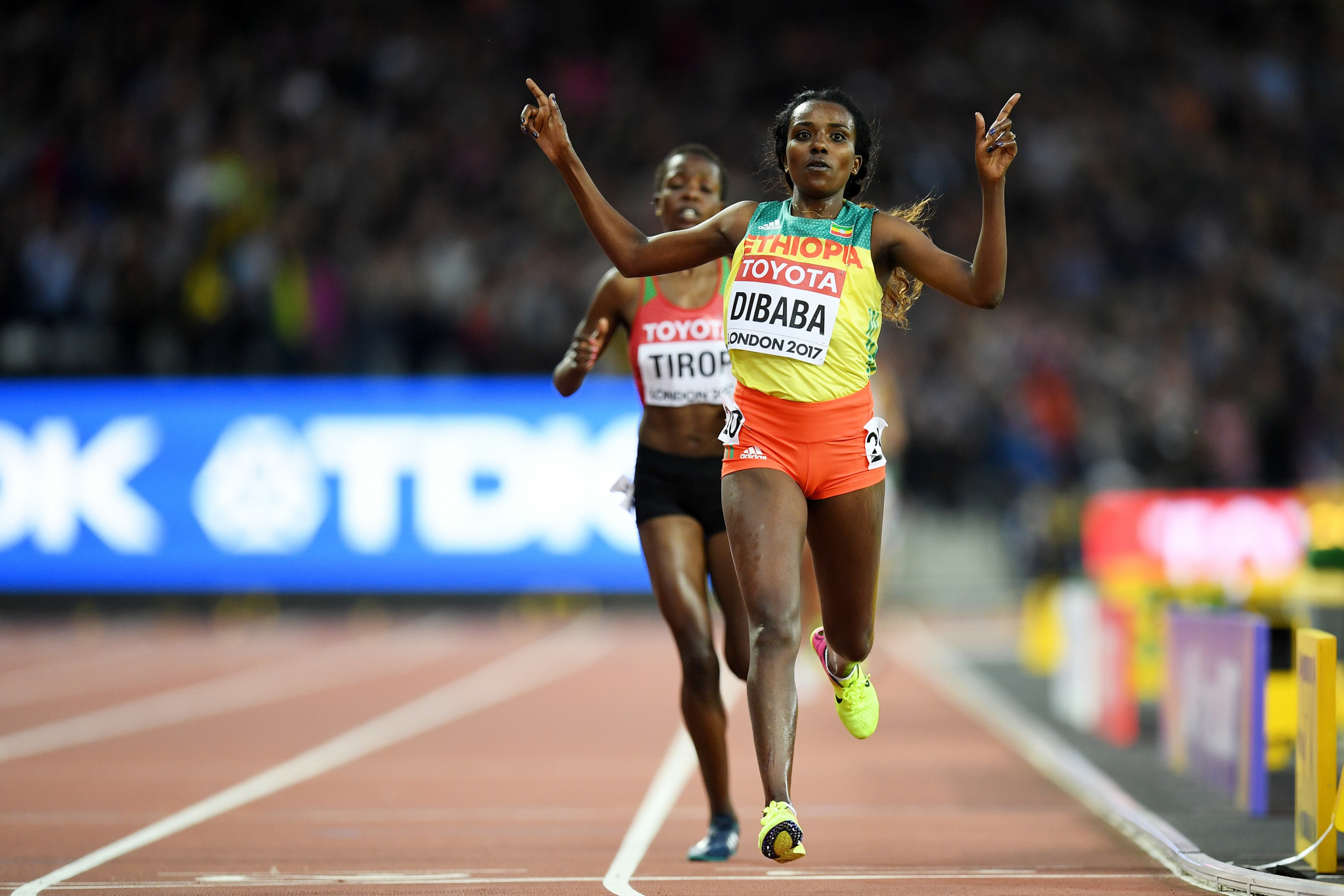Tirunesh Dibaba of Ethiopia is looking to break Paula Radcliffe's world record in Berlin ©Getty Images