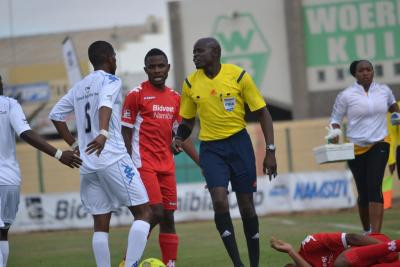 Namibian referee Jackson Pavaza alleged the two officials tried to bribe him to influence the outcome of the match in Kigali ©NFA