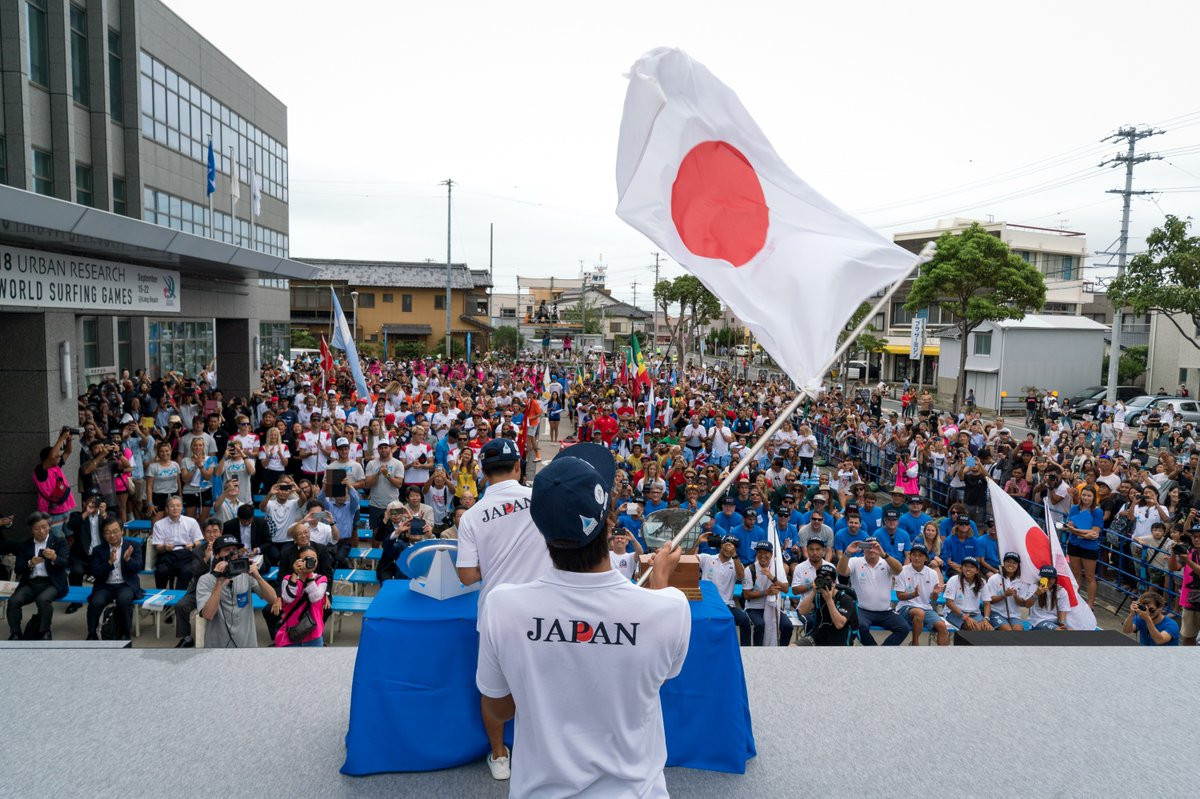 Forty-two countries were represented in the Parade of Nations at the Opening Ceremony ©ISA