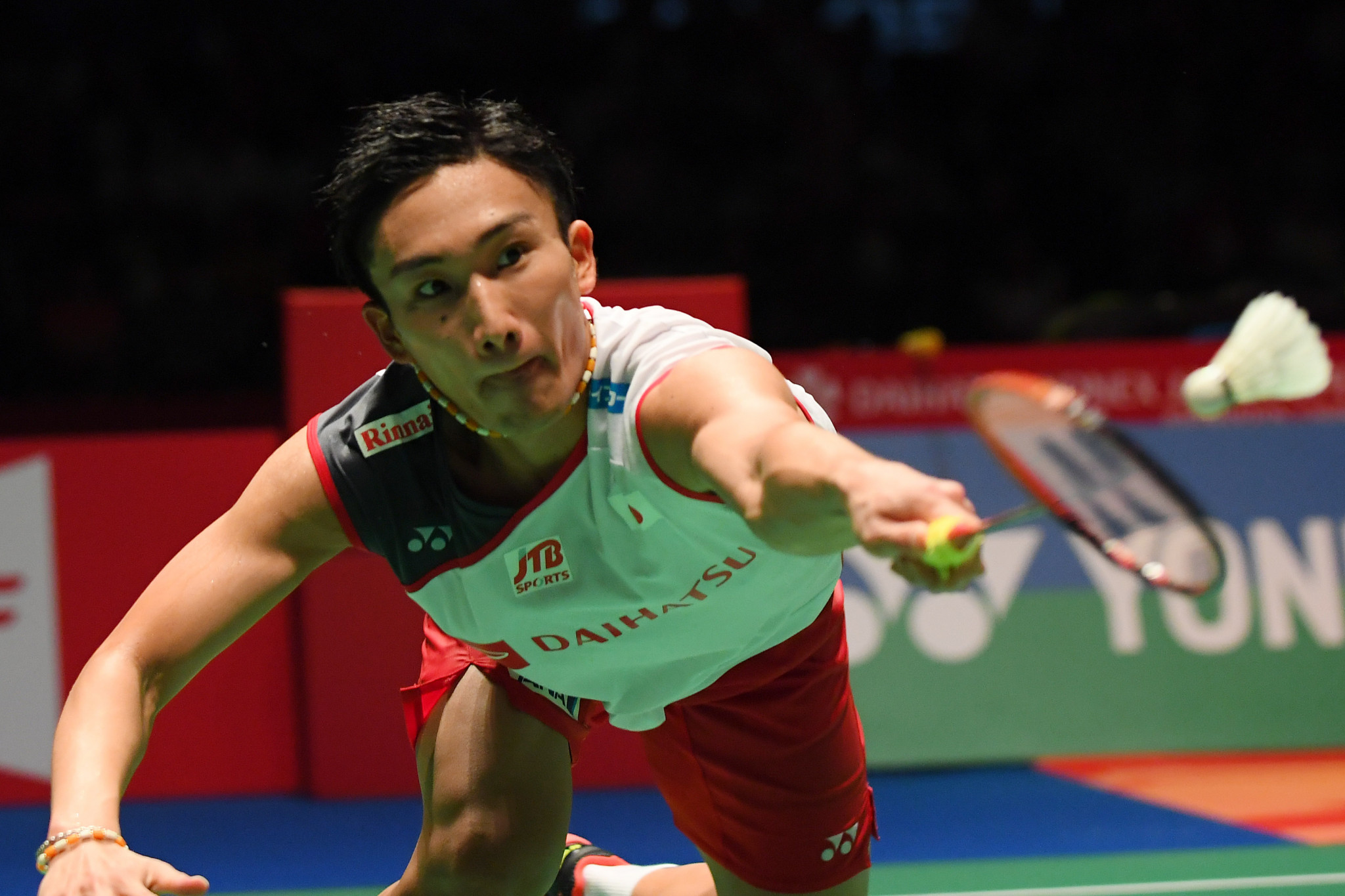 Reigning world champion Kento Momota became the first home winner of the men's singles event at the Badminton World Federation Japan Open ©Getty Images