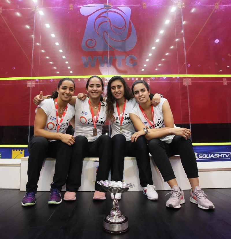 Egypt retain Women's World Team Squash Championships title with victory over England