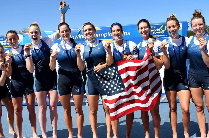 US women's eight back on gold standard as Ireland's Puspure wins women's single sculls at World Rowing Championships