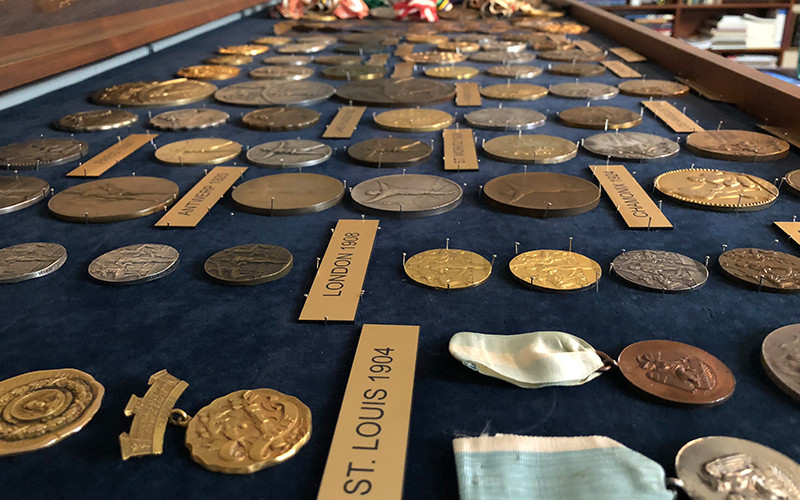 A private collection of Olympic artefacts thought to be among the largest in the world has been donated to the USOC ©USOC