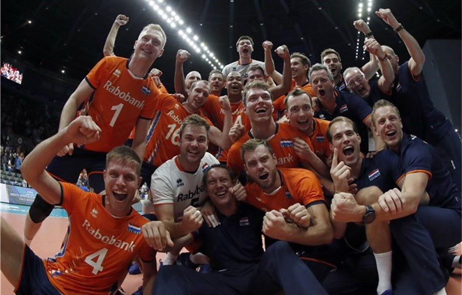 The Netherlands win thriller against France at Volleyball Men's World Championship