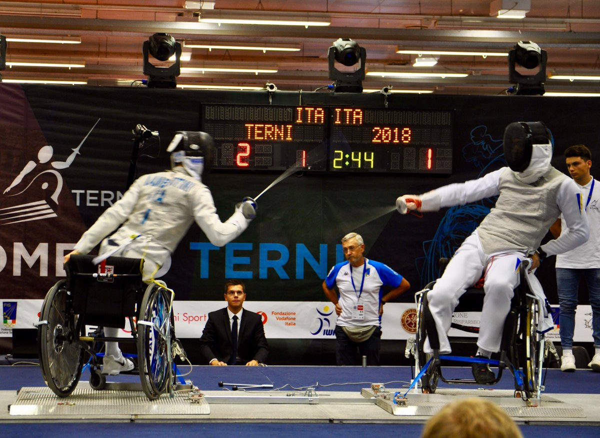 Ukraine;s Andrii Demchuk is the defending IWAS Wheelchair Fencing European champion in the sabre A category and also has a Paralympic gold medal, but is yet to win a World Cup event this year ©IWAS Fencing
