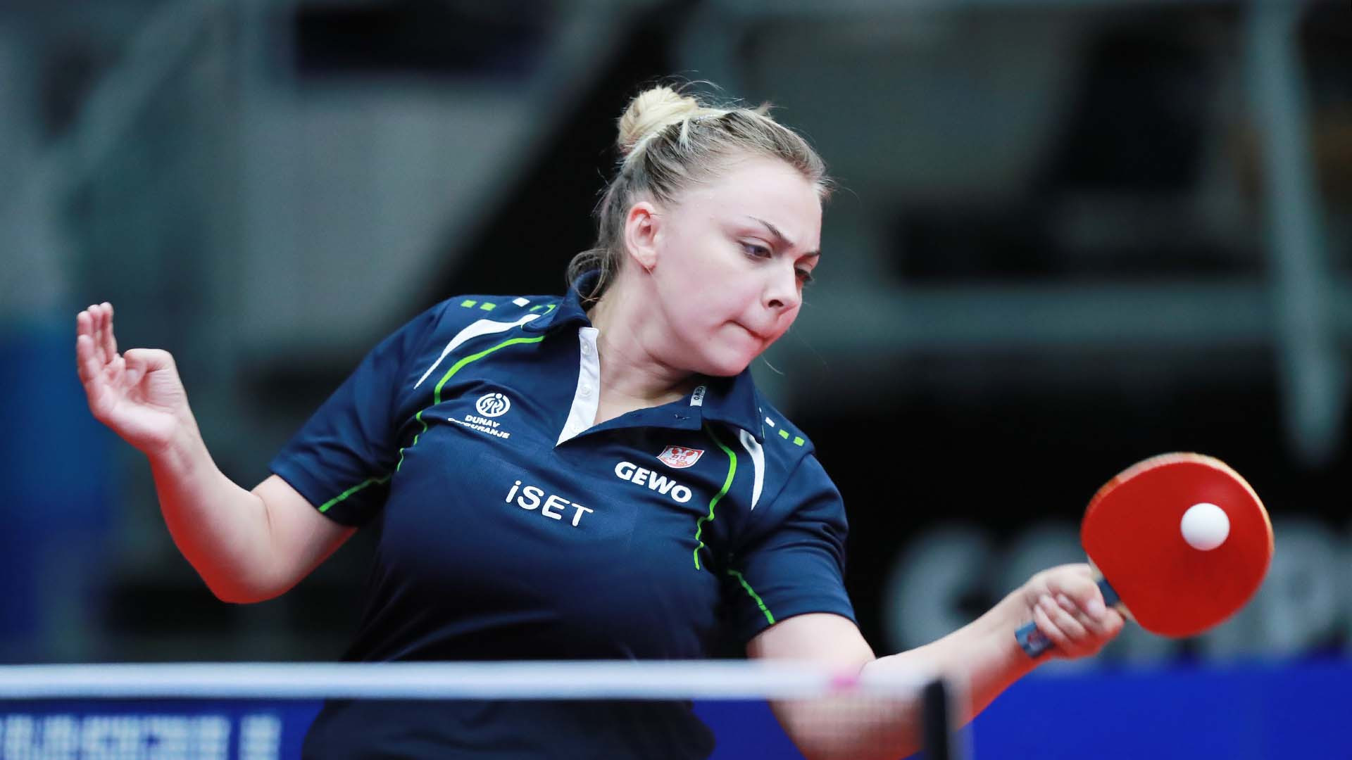 Serbian teenager Sabina Surjan caused the day's biggest upset in the women's singles event ©ITTF