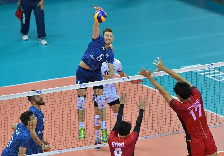 Japan defeated Argentina in a crunch match at the Volleyball Men's World Championships but it did not prove enough ©FIVB