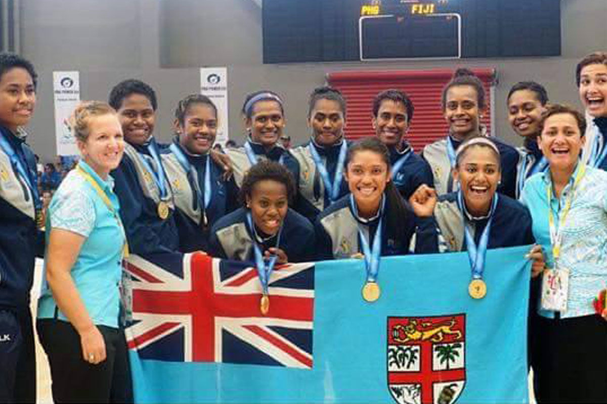 Fiji won 33 gold medals at the 2015 Pacific Games in Port Moresby, including in netball ©FASANOC