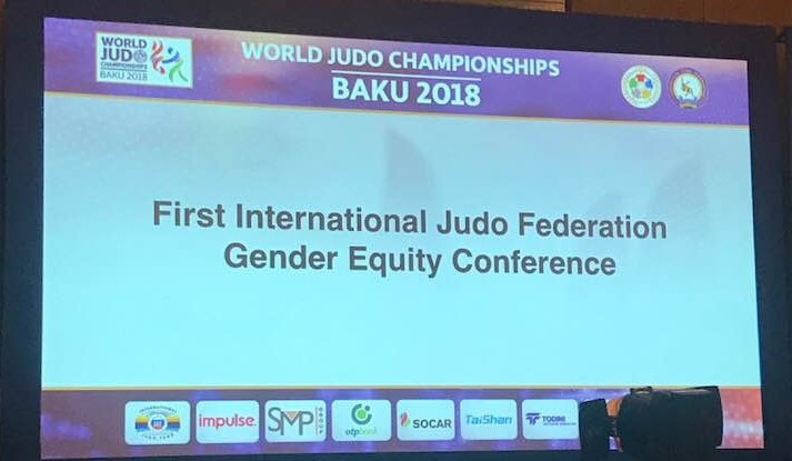 The IJF Gender Equity Conference was held on the eve of the 2018 World Championships ©IJF