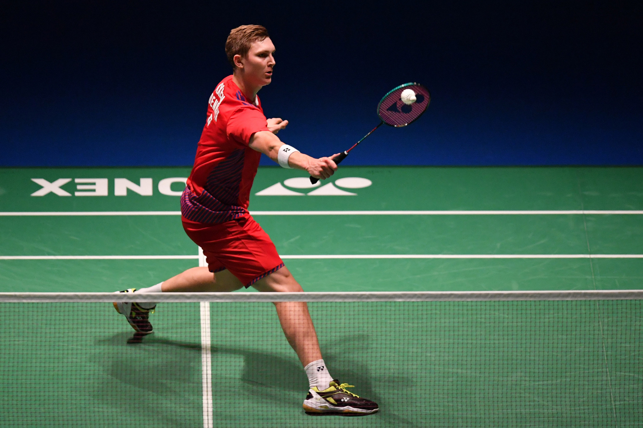 Men's singles top seed Viktor Axelsen has been eliminated from the BWF China Open in Changzhou ©Getty Images