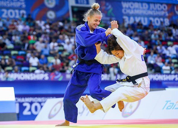 Bilodid defeated the defending champion Tanoki in the final by ippon ©IJF