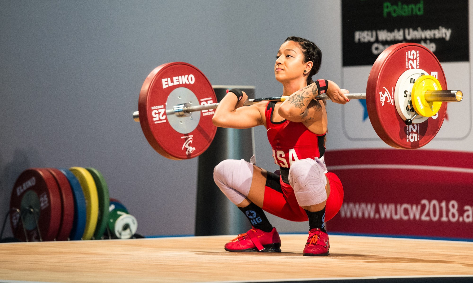 Competition began at the FISU Wold University Weightlifting Champonships in Poland ©World University Weightlifting Championships