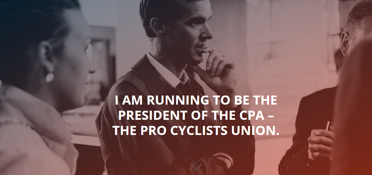 David Millar's candidacy has provided significant focus on the CPA Presidential election ©Millar for CPA