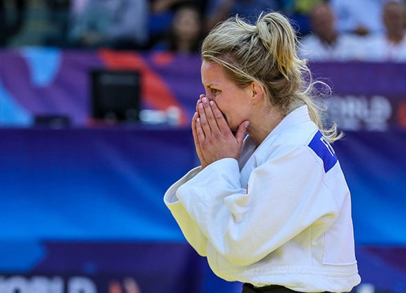 Juul Franssen was in tears as she won her first World Championship medal ©IJF