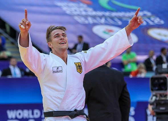Former world champion Alexander Wieczerzak  of Germany couldn't defend his title but took home bronze ©IJF